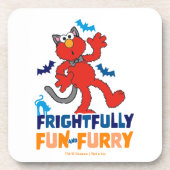 Elmo | Vreselijk leuk & Furry Bier Onderzetter (Voorkant)