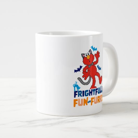 Elmo | Vreselijk leuk & Furry Grote Koffiekop (Voorkant rechts)