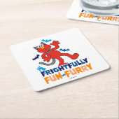 Elmo | Vreselijk leuk & Furry Kartonnen Onderzetters (Schuin)