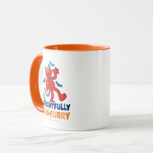 Elmo | Vreselijk leuk & Furry Mok (Voorkant links)