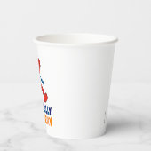 Elmo | Vreselijk leuk & Furry Papieren Bekers (Achterkant)