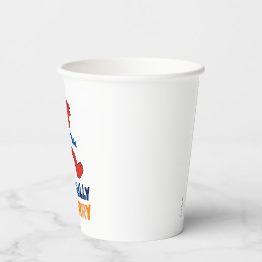 Elmo | Vreselijk leuk & Furry Papieren Bekers (Achterkant)