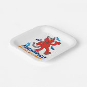 Elmo | Vreselijk leuk & Furry Papieren Bordje (Gebogen)