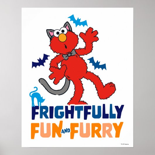Elmo | Vreselijk leuk & Furry Poster (Voorkant)