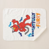 Elmo | Vreselijk leuk & Furry Sherpa Deken (Voorkant (horizontaal))