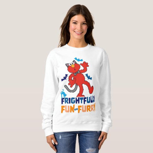 Elmo | Vreselijk leuk & Furry Trui (Voorkant volledig)