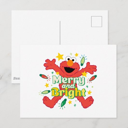 Elmo | Vrolijk en helder Briefkaart (Voorkant / Achterkant)
