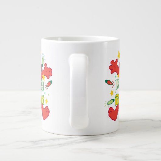 Elmo | Vrolijk en helder Grote Koffiekop (Achterkant)