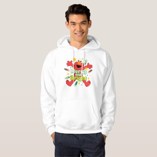 Elmo | Vrolijk en helder Hoodie (Voorkant volledig)