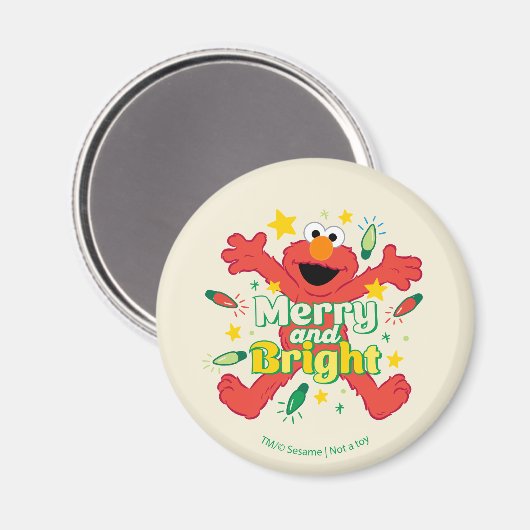Elmo | Vrolijk en helder Magneet (Voorkant / Achterkant)