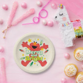 Elmo | Vrolijk en helder Papieren Bordje (Feest)