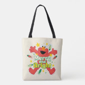 Elmo | Vrolijk en helder Tote Bag (Achterkant)