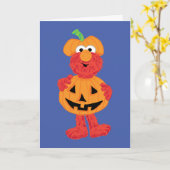 Elmo| Vuil als pompoen Kaart (Gele Bloem)