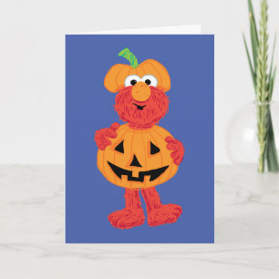 Elmo  Vuil als pompoen Kaart