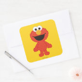 Elmo Wol Stijl Vierkante Sticker (Envelop)