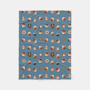 Elmo Woodland Explorer Pattern Fleece Deken