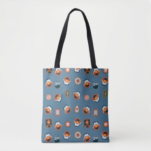 Elmo Woodland Explorer Pattern Tote Bag (Voorkant)