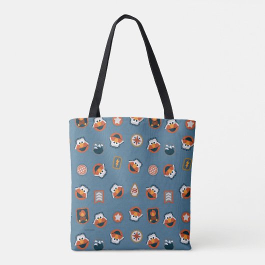 Elmo Woodland Explorer Pattern Tote Bag (Achterkant)