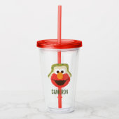 Elmo Woodland Face | Jouw namen toevoegen Acryl Drinkbeker (Voorkant)