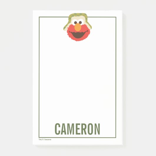 Elmo Woodland Face | Jouw namen toevoegen Post-it® Notes (Voorkant)