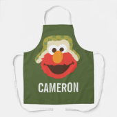 Elmo Woodland Face | Jouw namen toevoegen Schort (Voorkant)