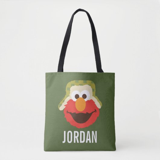 Elmo Woodland Face | Jouw namen toevoegen Tote Bag (Voorkant)