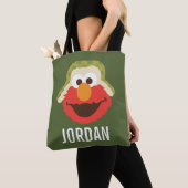 Elmo Woodland Face | Jouw namen toevoegen Tote Bag (Dichtbij)