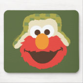 Elmo Woodland Face Muismat (Voorkant)