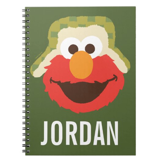 Elmo Woodland Face Notitieboek (Voorkant)