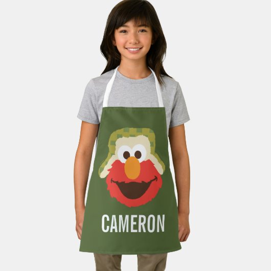 Elmo Woodland Face Schort (Insitu)