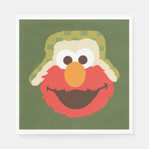 Elmo Woodland Face Servet