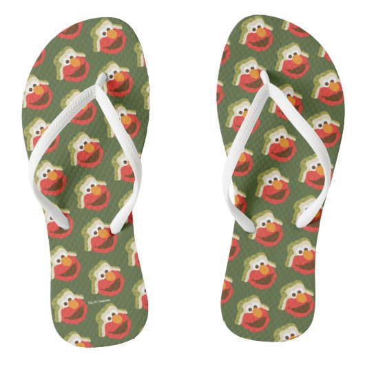 Elmo Woodland Face Teenslippers (Voetbed)