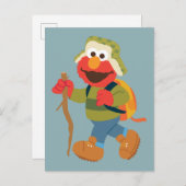 Elmo Woodland Hike Briefkaart (Voorkant / Achterkant)
