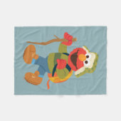 Elmo Woodland Hike Fleece Deken (Voorkant (Horizontaal))