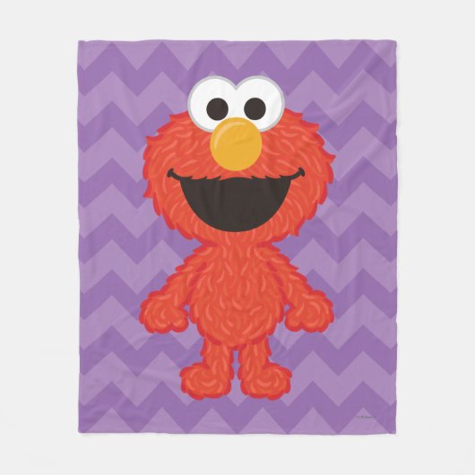 Elmo Wool Style Fleece Deken (Voorkant)