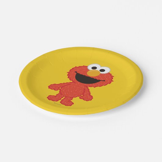 Elmo Wool Style Papieren Bordje (Gekanteld)