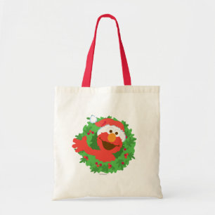 Elmo Wreath Tote Bag