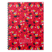 Elmo | Zo Gekke Star-patroon | Jouw namen toevoege Notitieboek (Voorkant)