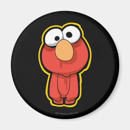 Elmo Zombie Magneet (Voorkant)