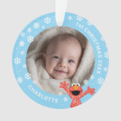 Elmo's Baby's 1st Christmas Photo Ornament (voorkant)