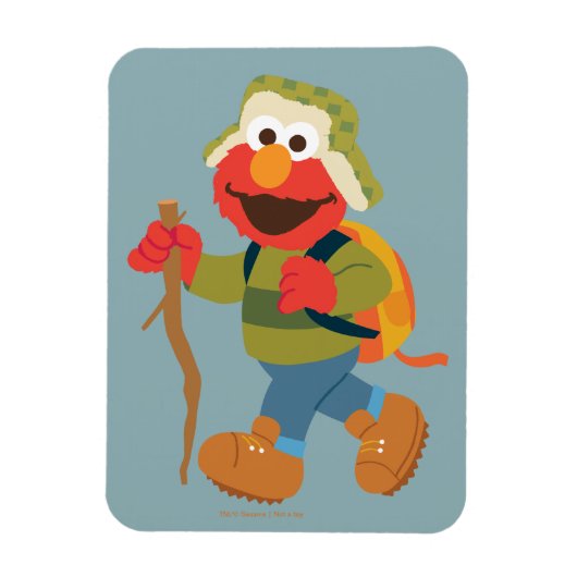Elmo's Wandeltocht door het Bos Magneet (Verticaal)