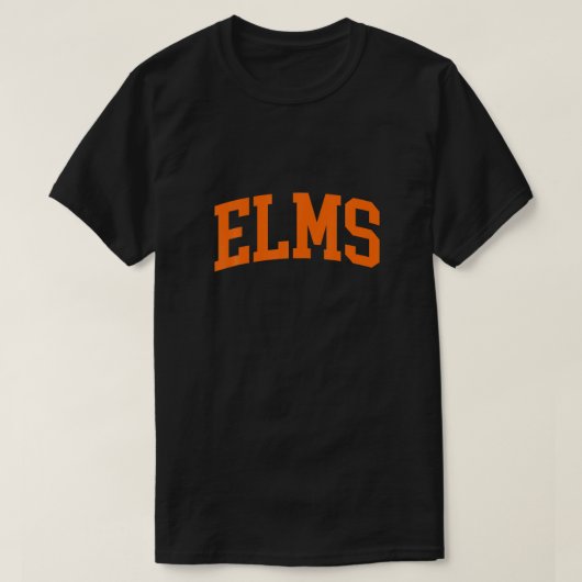 Elms Arch Athletic College University Alumni Style T-shirt (Design voorkant)
