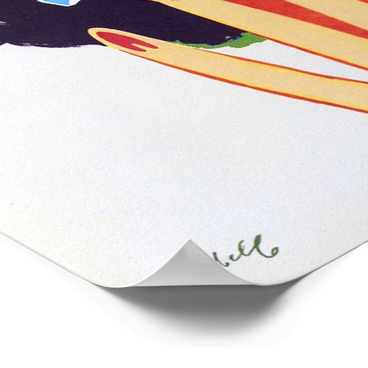 ELNA-naaimachine  Pop Adverteren Poster (Hoek)