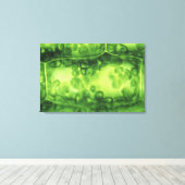 Elodea Plant cellen Canvas Afdruk (Insitu (Houten vloer))