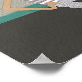 Elodie au Bord de la Mer Mode Poster (Hoek)