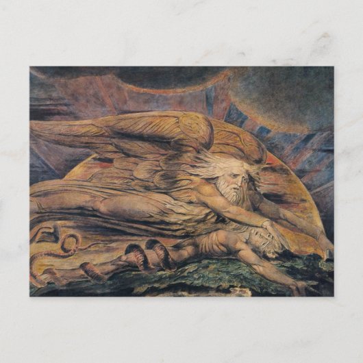 Elohim Creëer Adam Briefkaart (Voorkant)