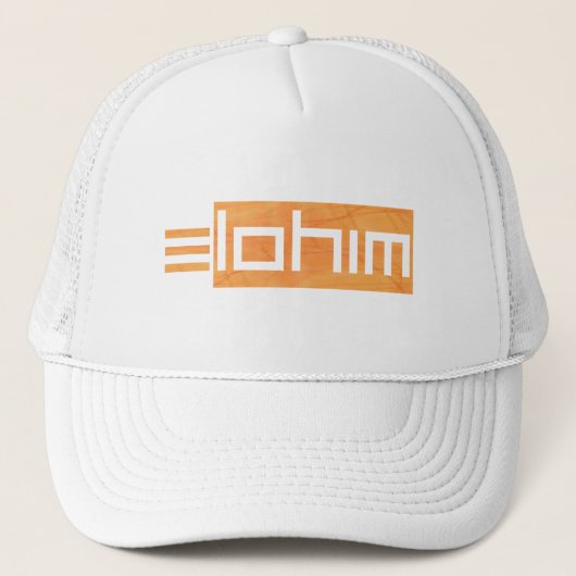 Elohim Modern Oranje Trucker Pet (Voorkant)