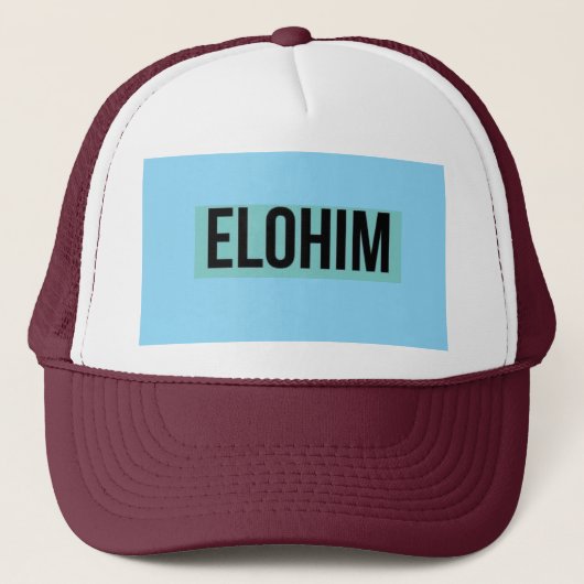 Elohim Trucker Hoed Pet (Voorkant)