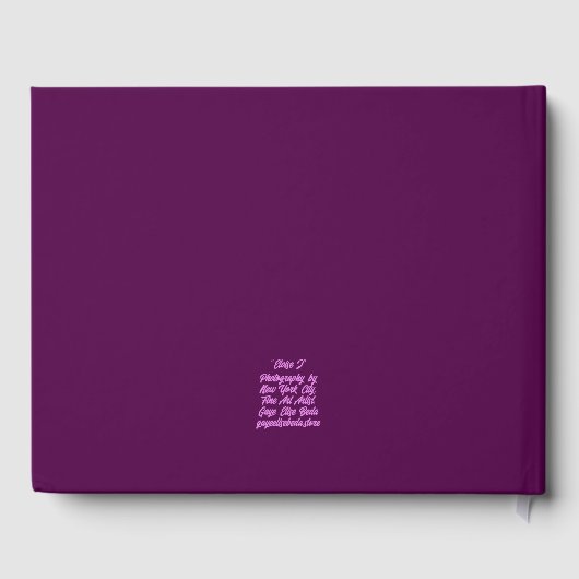 Eloise J Gastenboek (Achterkant)