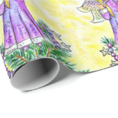 Eloise KerstAngel JL Biel Cadeaupapier (Rol Hoek)